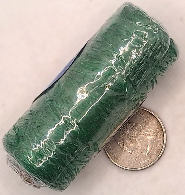 Emerald Green Artificial Sinew Waxed Polyester Cord 1oz 34yd