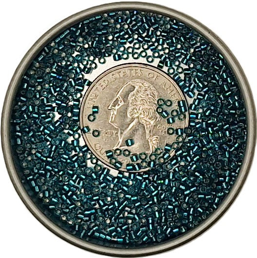 DB1208 Caribbean Teal Silver-Lined 11/0 Delica Seed Beads 5g