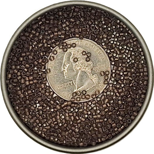 DB1456 Milky Silver-Lined Tan Beige 11/0 Delica Seed Beads 5g
