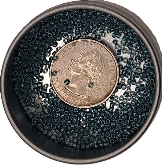 DB264 Mallard Teal Glazed Luster Opaque 11/0 Delica Seed Beads 5g