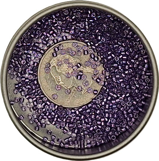 DB430 Metallic Purple Galvanized 11/0 Delica Seed Beads 5g