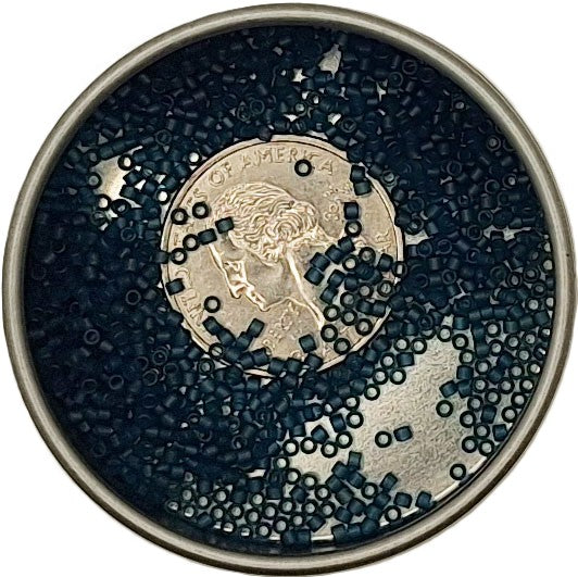 DB788 Dark Teal Matte Transparent 11/0 Delica Seed Beads 5g