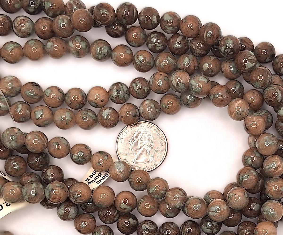 10mm Nundurite Round Gemstone Beads 16-inch Strand