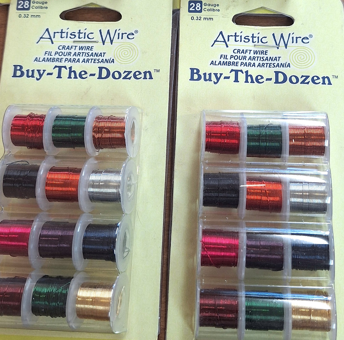 Artistic Wire 28g Buy-the-Dozen Colored Assortment 12 5-Yard Spools