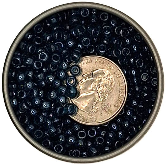 6/0 Teal Transparent Luster Toho Round Seed Beads 25g