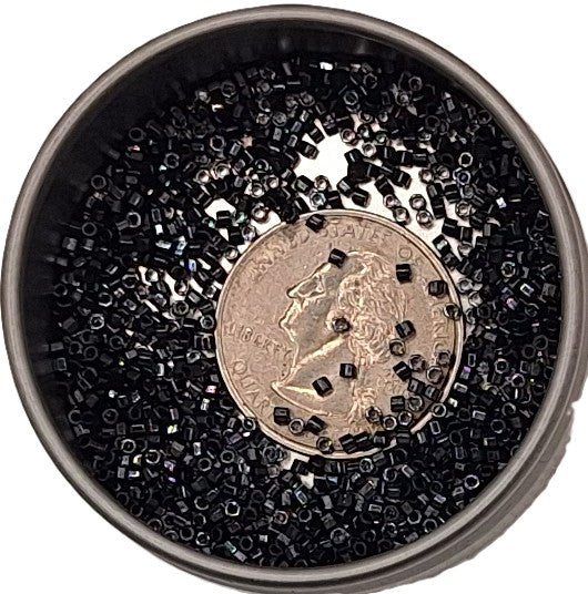 DBC001 Metallic Hematite Gunmetal 11/0 Delica Hex Seed Beads 5g