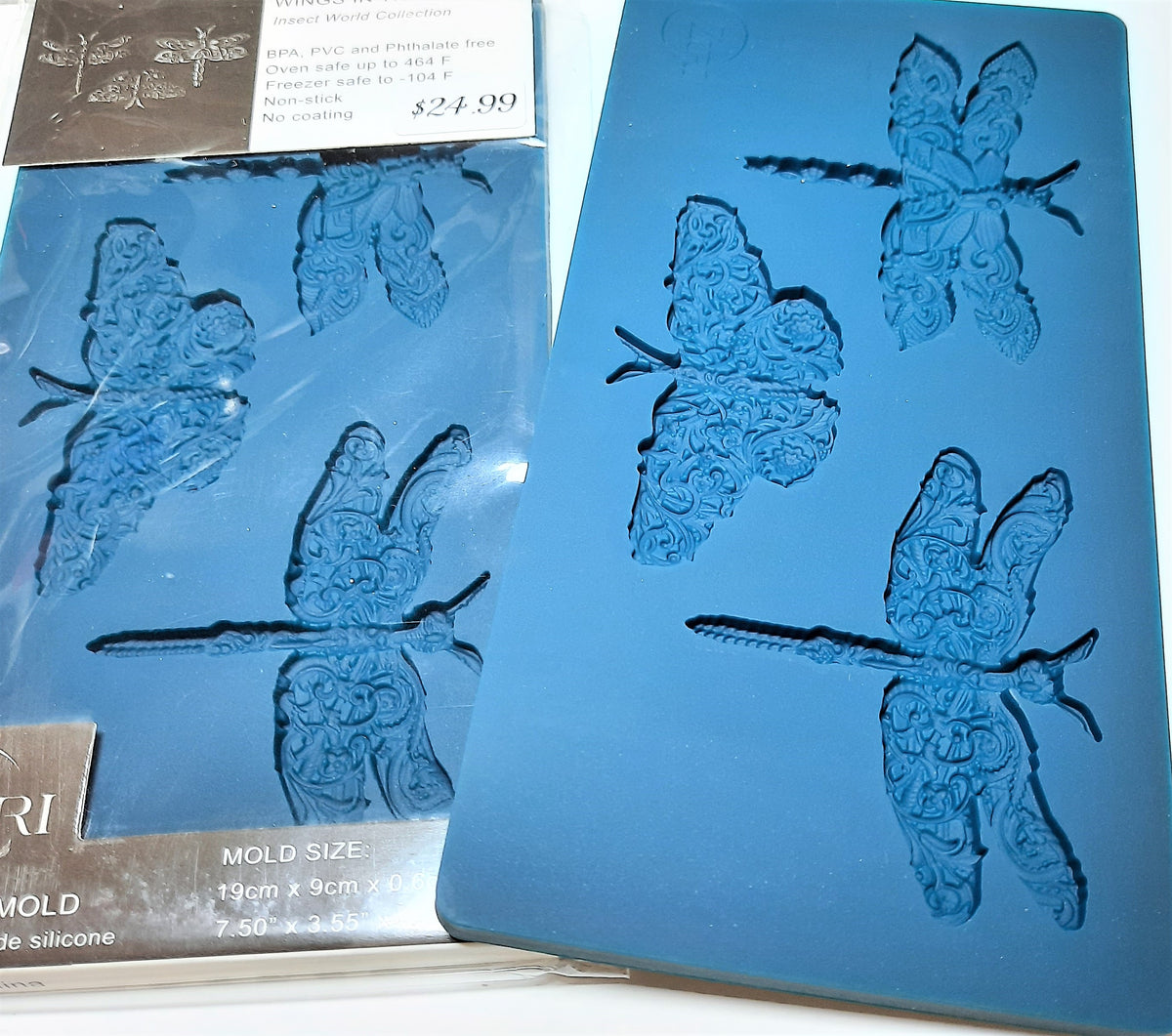 Wings in the Wind Food Safe Mold by Zuri Designs